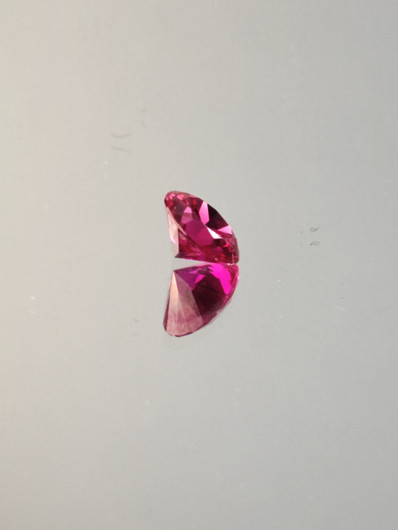 Rubiini (synt.) 0,9 ct pyöreä