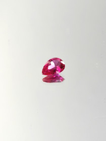 Rubiini (synt.) 0,7 ct pisara