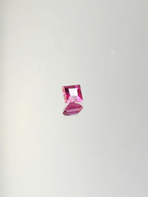 Rubiini (synt.) 0,4 ct neliö