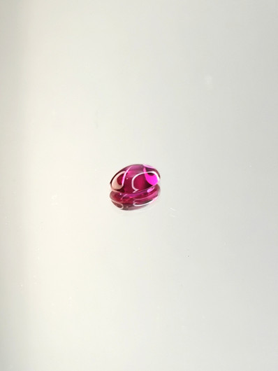 Rubiini (synt.) 0,8 ct ovaali