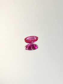 Rubiini (synt.) 0,8 ct ovaali
