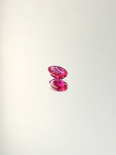 Rubiini (synt.) 0,8 ct ovaali