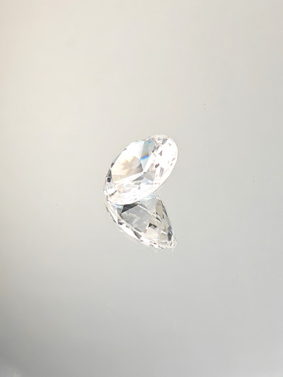 Kvartsi 11 ct, pyöreä