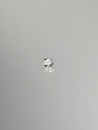 Kvartsi 0,1 ct, pyöreä