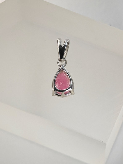 yksilöllinen hopeariipus aidolla Ruusu kvartsilla