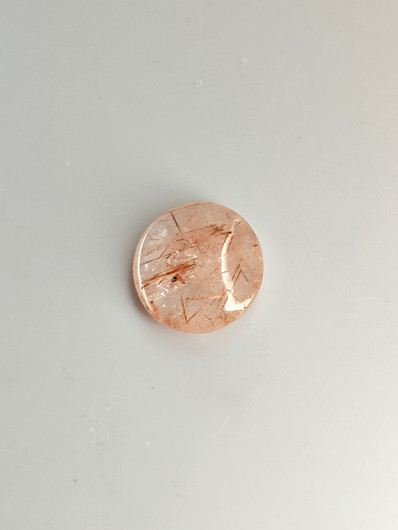 Rutiilikvartsi 14.1 ct, pyöreä