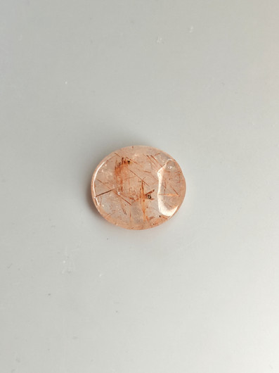 Rutiilikvartsi 14.1 ct, pyöreä