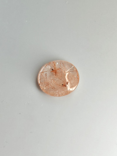 Rutiilikvartsi 14.1 ct, pyöreä