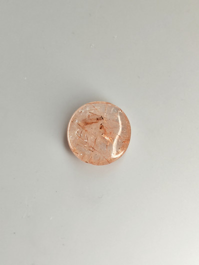 Rutiilikvartsi 14.1 ct, pyöreä