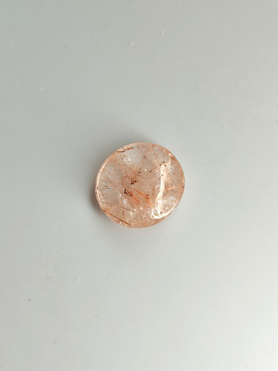 Rutiilikvartsi 14.1 ct, pyöreä