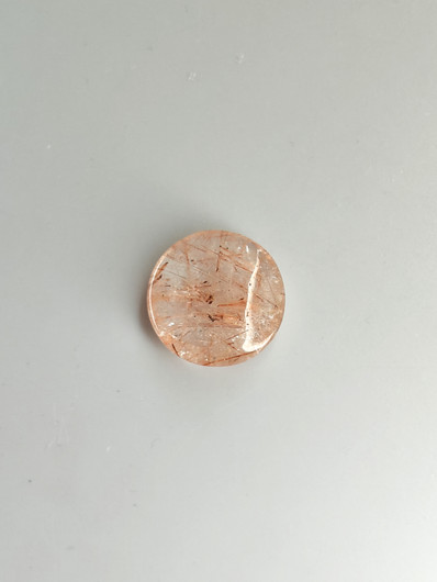 Rutiilikvartsi 14.1 ct, pyöreä
