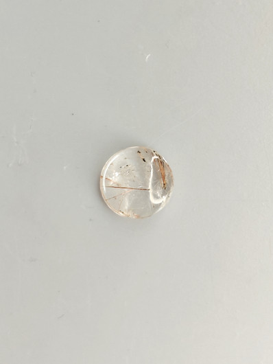 Rutiilikvartsi 2.2 ct, pyöreä