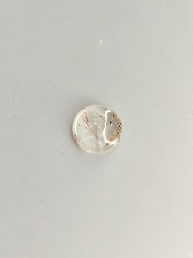 Rutiilikvartsi 2.2 ct, pyöreä