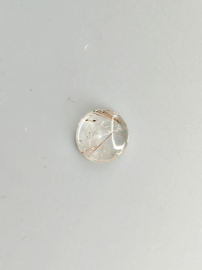 Rutiilikvartsi 2.2 ct, pyöreä