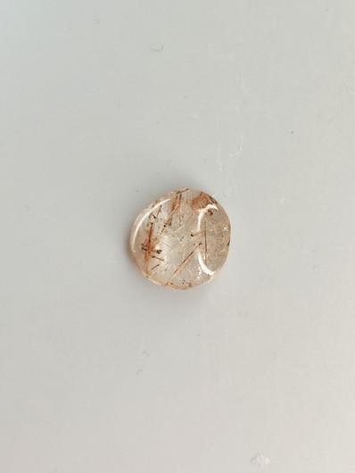 Rutiilikvartsi 3.2 ct, pyöreä