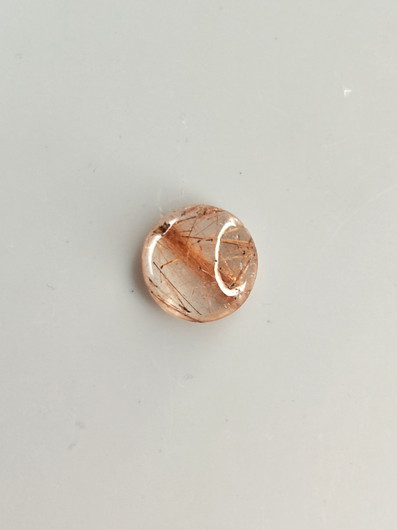 Rutiilikvartsi 4.1 ct, pyöreä