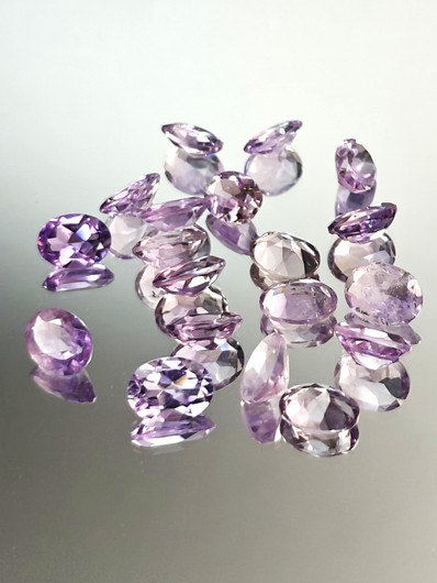 Ametisti erä (7x5 - 8x6 mm) ovaali