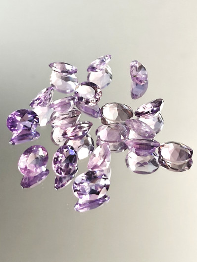 Ametisti erä (7x5 - 8x6 mm) ovaali