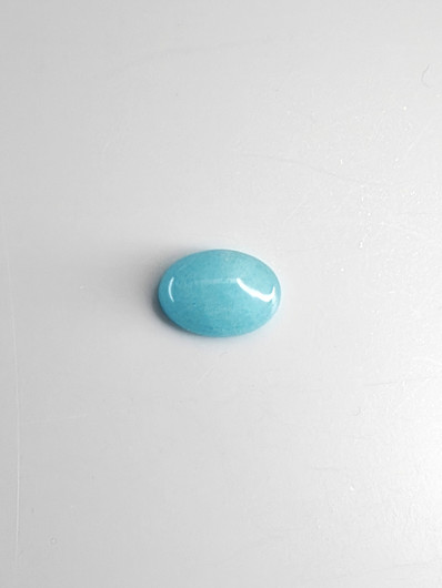 Turkoosi 6 ct ovaali