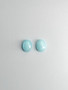 Turkoosi pari 9 x 7 x 3 mm ovaali