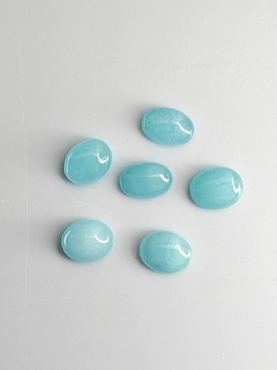 Turkoosi erä ( 9 x 7 - 9 x 6 mm) ovaali