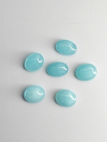 Turkoosi erä ( 9 x 7 - 9 x 6 mm) ovaali