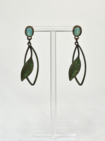 Vintage korvakorut korukivillä