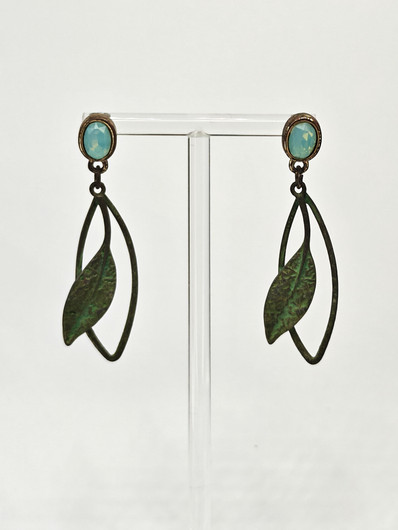 Vintage korvakorut korukivillä