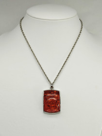 Baltic Amber pendant with chain 
