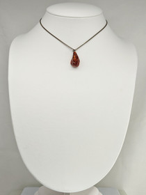 Vintage Baltic Amber pendant with chain
