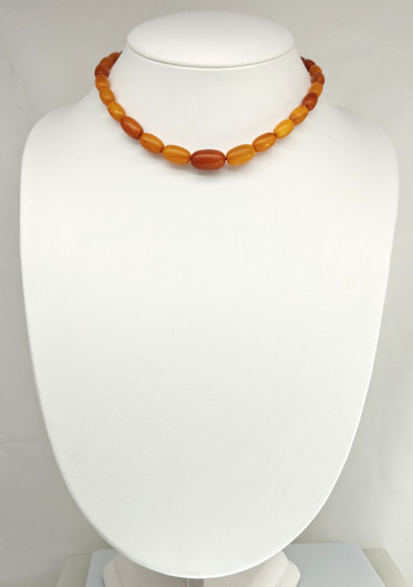 Vintage Itä-meren meripihka kaulakoru 43 cm