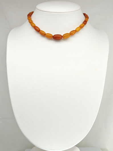 Vintage Itä-meren meripihka kaulakoru 43 cm