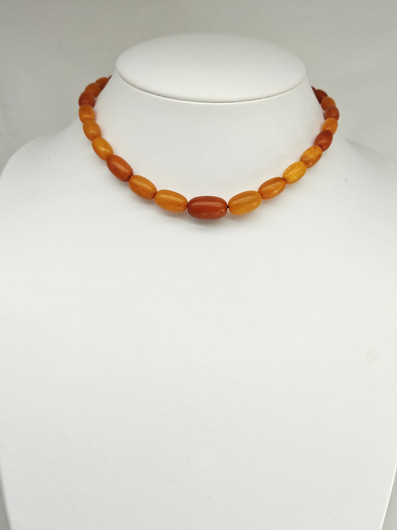 Vintage Itä-meren meripihka kaulakoru 43 cm