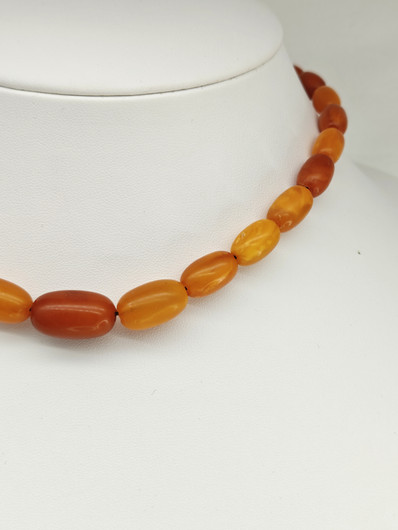 Vintage Itä-meren meripihka kaulakoru 43 cm