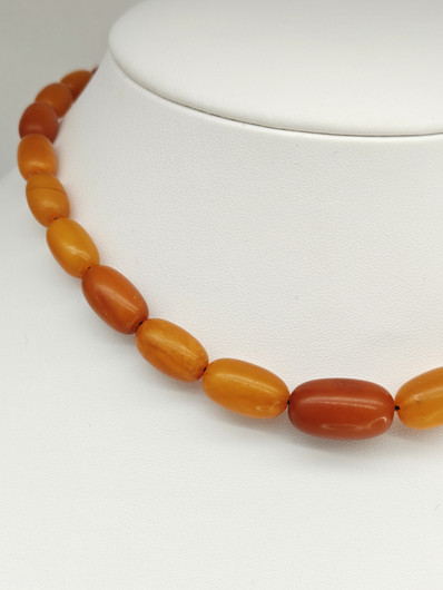 Vintage Itä-meren meripihka kaulakoru 43 cm