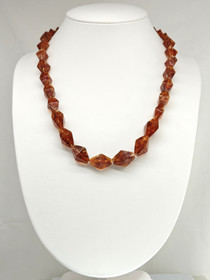 Erikoiset Vintage Itä-meren Meripihka helmet 64 cm