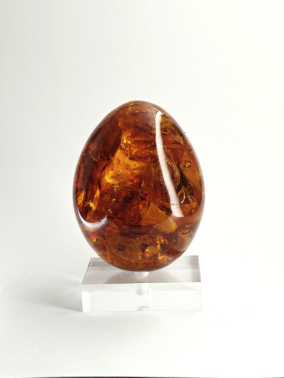 Vintage Itä-meren meripihka muna