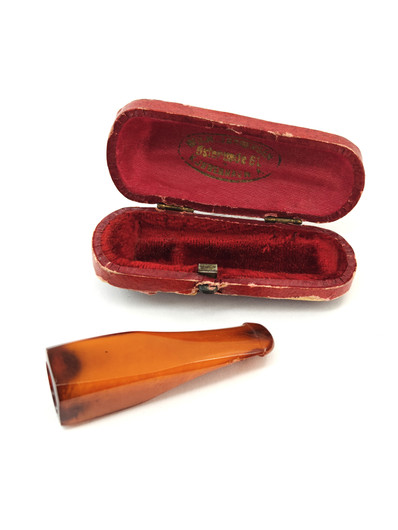 Vintage Itä-meren aito meripihka tupakka holkki