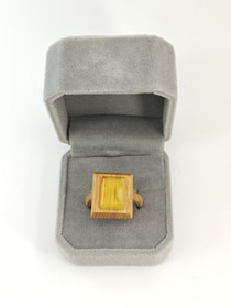Baltic Amber wood ring  