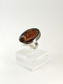 Vintage Itä-meren meripihka  ISO sormus