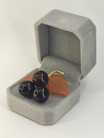 Vintage Baltic amber brooch ,like autumn leaves and berries