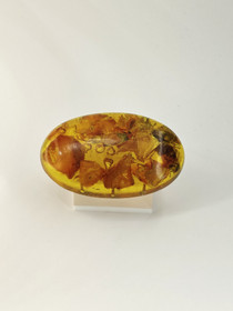 Vintage Baltic amber brooch