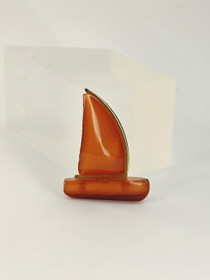 Vintage Baltic amber brooch 