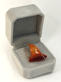 Vintage Baltic amber brooch 
