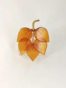 Baltic amber brooch ,like autumn leaves