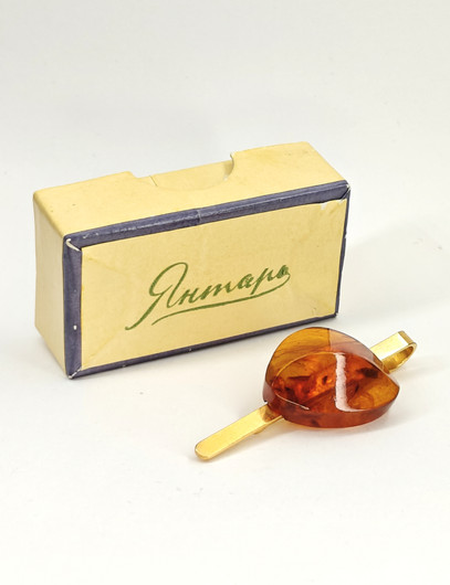 Vintage solmio / kravatti pidin Itä-meren Meripihkaa