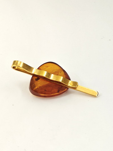 Vintage solmio / kravatti pidin Itä-meren Meripihkaa