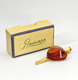 Vintage solmio / kravatti pidin Itä-meren Meripihkaa