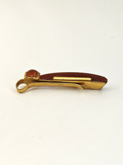 Vintage solmio / kravatti pidin Itä-meren Meripihkaa