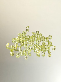 Peridot lot ( 3 - 2 mm) round